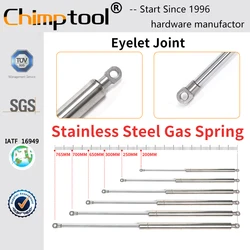 1 Pc 316 Stainless Steel Gas Spring Eyelet Joint Universal Shock Absorber Hydraulic Lift Support Strut Bar Customizable