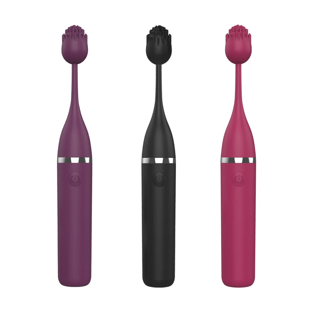 Nipple Clitoris G-spot Stimulator Masturbator Silicone Vibrator, Sex Toys, Multiple Vibrating Heads, Female Adult Sex Toys 18+
