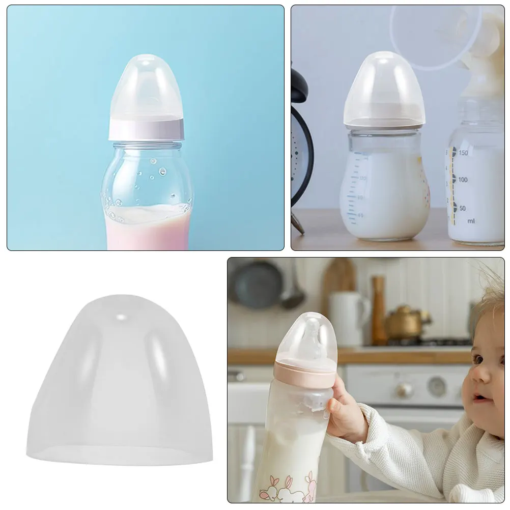 

Universal Bottle Cap Accessories Child Feeding Replacement Plastic Caps for Baby Bottles