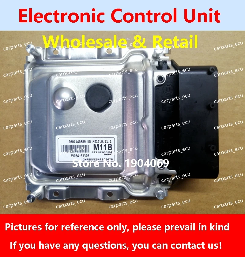 

39106-2BBA7 Y0A8/39119-2BAZ0 B762 For Hyundai KIA Car Engine Computer Board/ECU/ME17.9.11.1 39104-03370 M11B/39128-2BAA4 G523