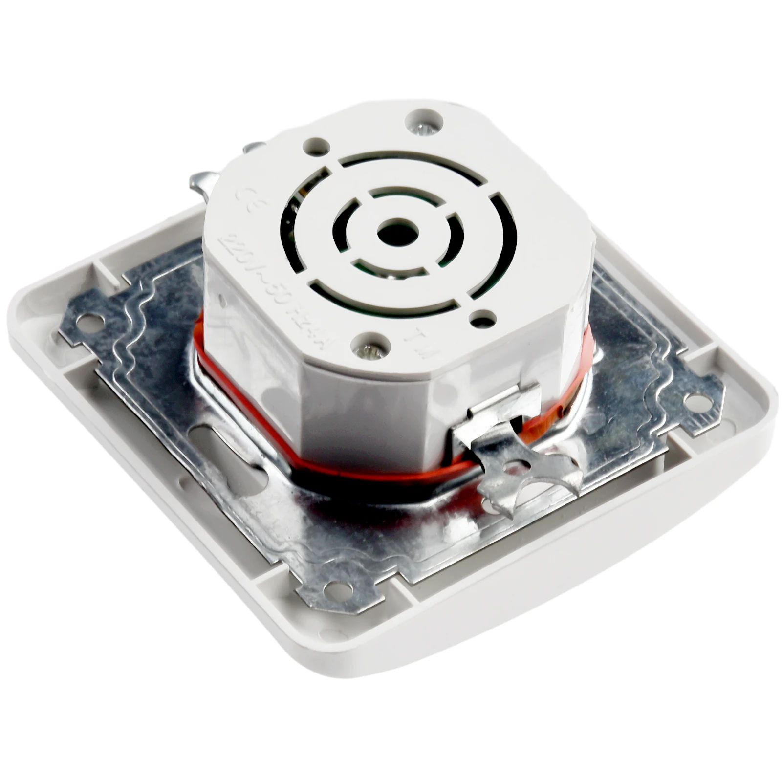 White ABS Dimmer Switch 4-300W 81x81mm For Flush Mounted Dimmable Lamps European Style Wall Light Modulator Electrical Accessori