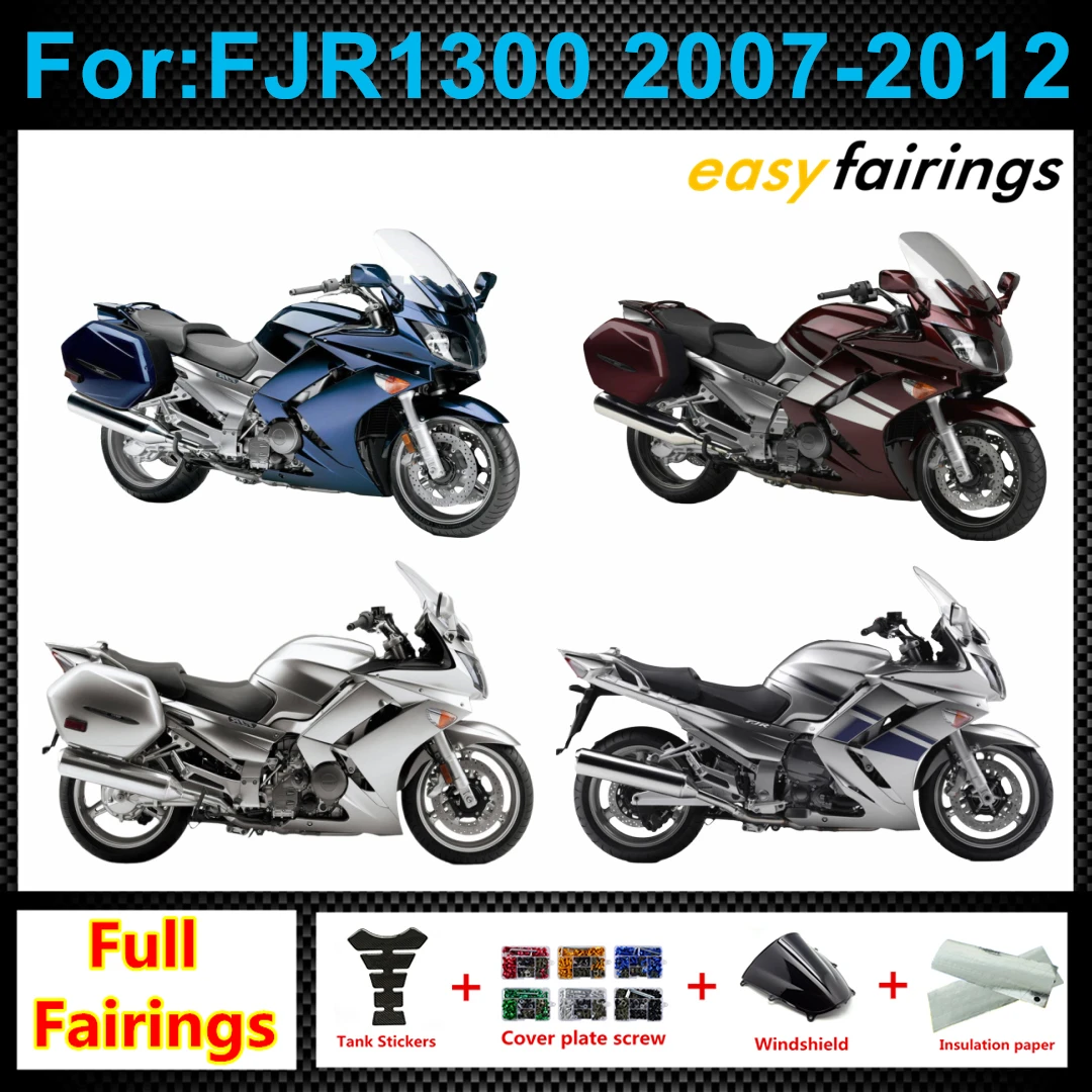 Motorcycle Complete Fairings Body Kit ABS Plastic Fit For FJR1300 FJR 1300 2001‑2006 Motorbike Body Panels Assembly