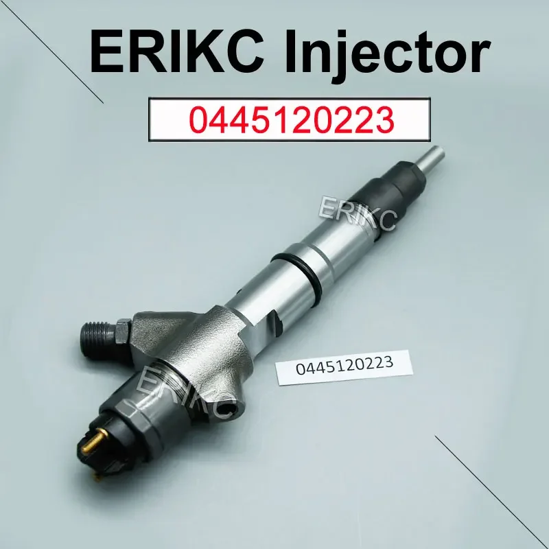 

ERIKC 0445120223 612600080971 Common Rail Fuel Diesel Injector 0 445 120 223 for Shanqi Delong Foton Sinotruck Weichai WD10