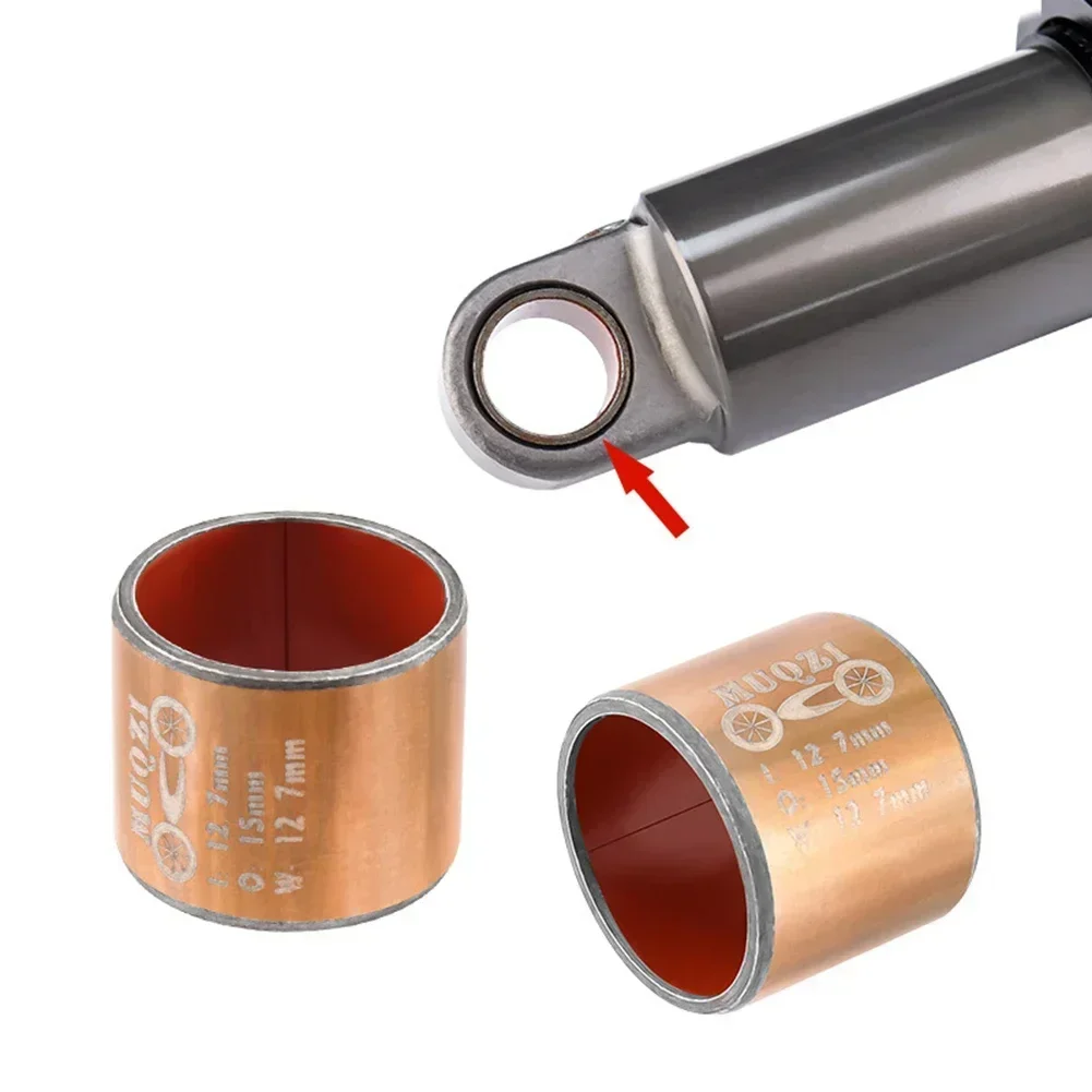 Fahrrad-Hinterradstoßdämpfer-DU-Buchse (1/2 Zoll) für Fox Suspension 12,7 x 15 x 12,7 mm Fahrrad-Stoßdämpfer-Buchse Fahrradzubehör