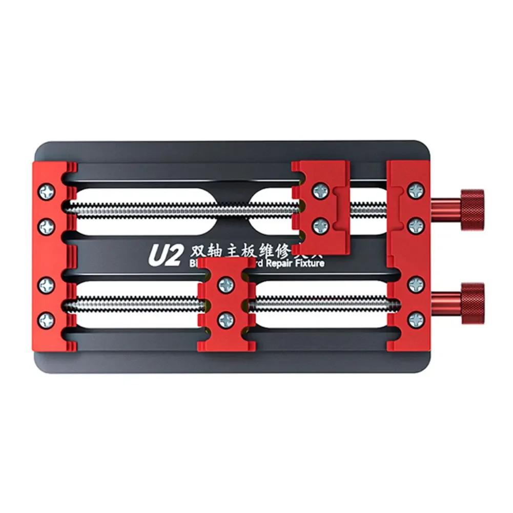 

Универсальный держатель для фиксации печатной платы, регулируемый двойной вал для ремонта пайки, зажимной инструмент, стабильный для микросхемы печатной платы