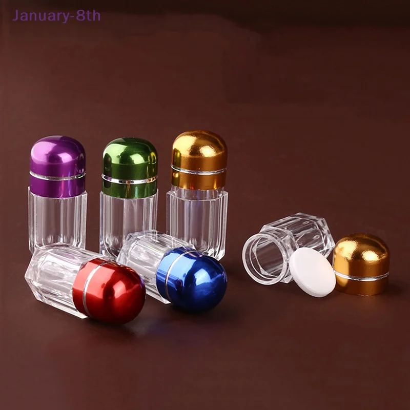 10Pcs Refillable Empty Small Capsule Bottle Pill Medicine Bottles With Container Shell Plastic Travel