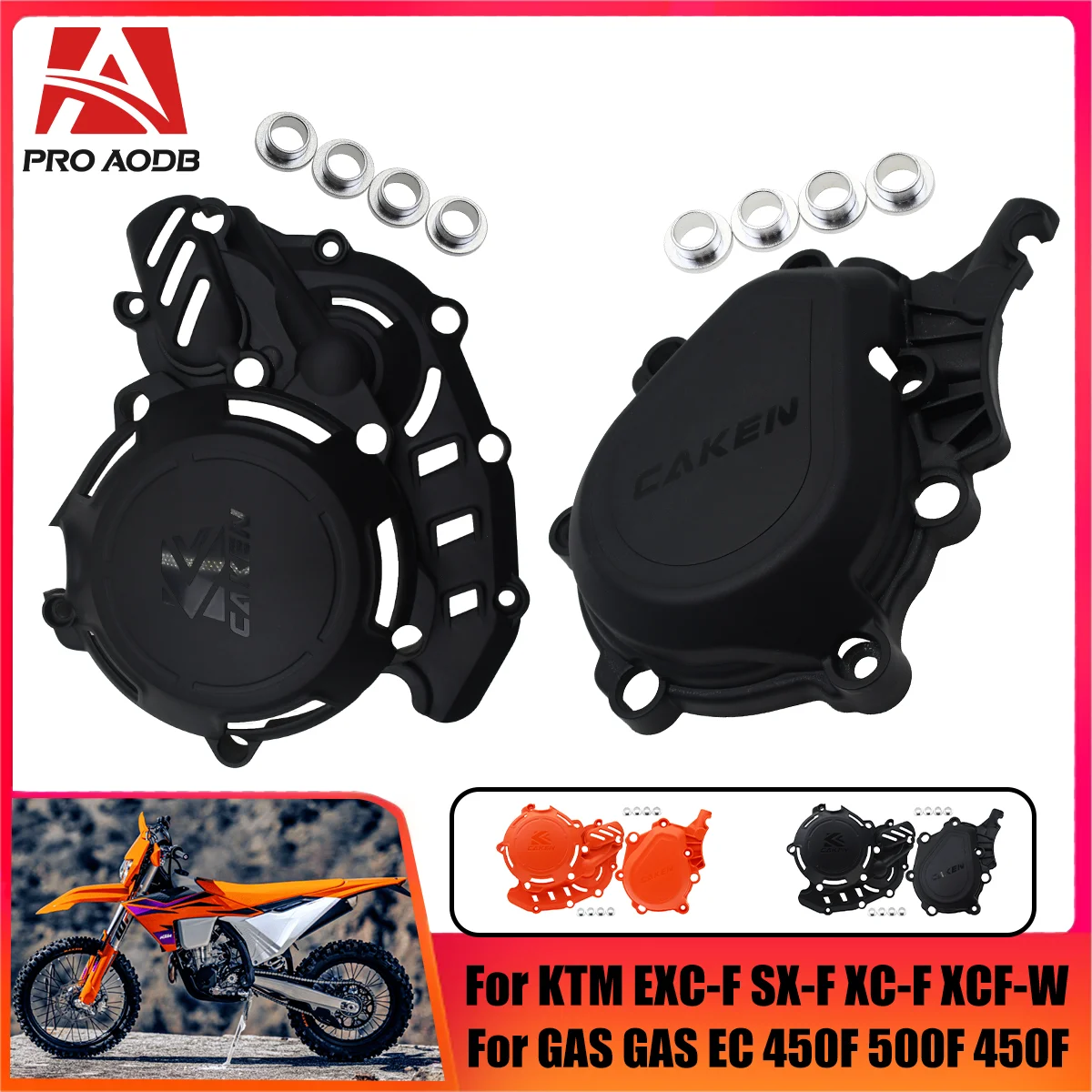 

Motorcycle Clutch Cover Ignition Protector Guard For GAS GAS EC EX MC For HUSQVARNA FC FE For KTM EXC-F SX-F XCF -W XW-F 450 500