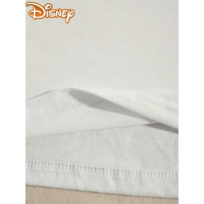 Koszulka Disney Stitch na Święto Dziękczynienia, damska koszulka z czystej bawełny, nowa męska i damska odzież codzienna w stylu streetwear