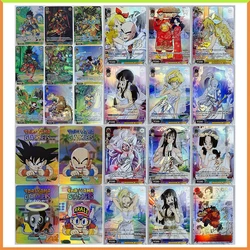 Anime Dragon Ball DIY ACG Battle Game Card Chichi Bulma Lunch Videl Tien Shinhan Android 18 Marcarita Zabawki dla chłopca Prezent urodzinowy