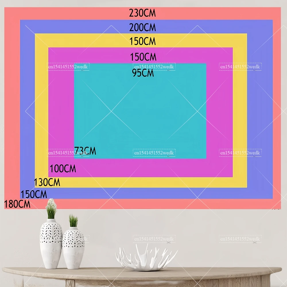 Fungo Foresta Luce Nera Arazzo Reattivo UV Incandescente Pianta Paesaggio Luce Nera Arazzi Estetici Wall Art Neon Fondali