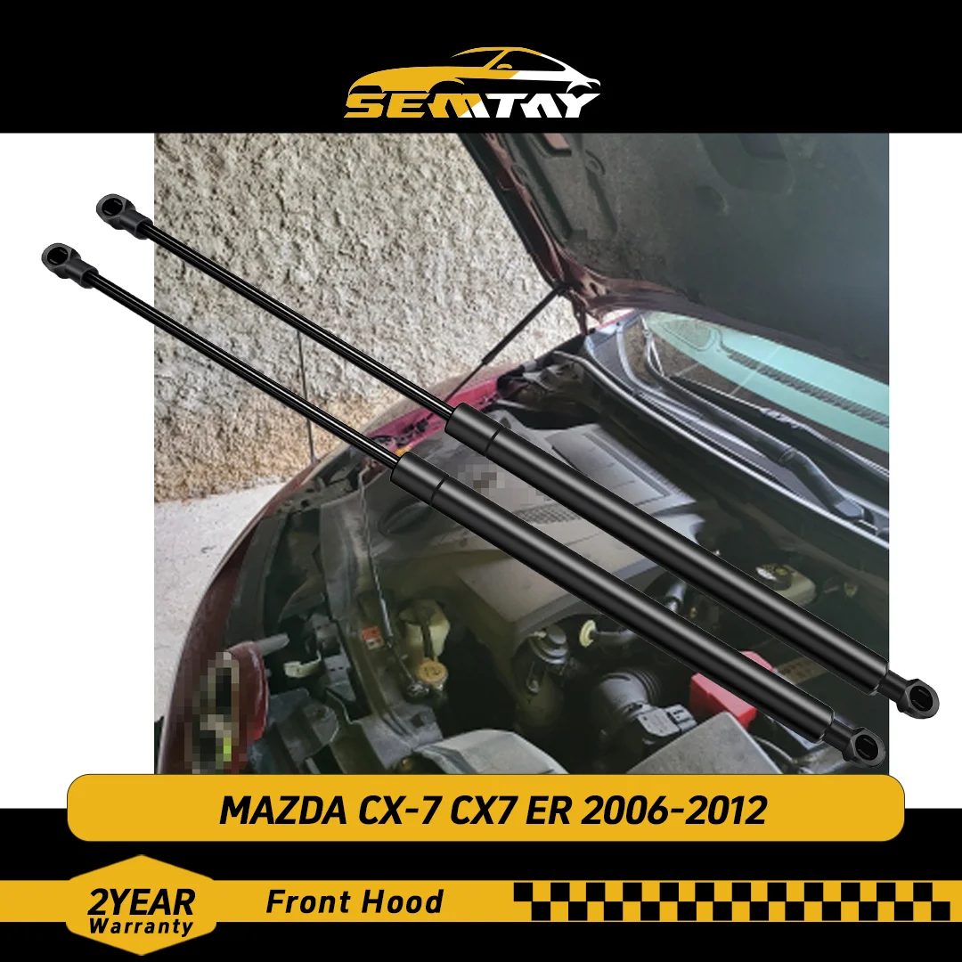 

SEMTAY Hood Struts Bonnet Lift Support Spring Damper for 2006-2012 MAZDA CX-7 CX7 ER - Vehicle Accessory