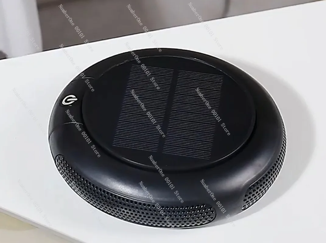 Dual-purpose home & car mini negative ion air purifier - solar-powered wireless smart air purifier for vehicles