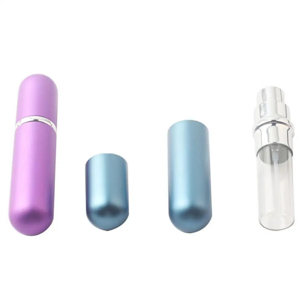 Mini atomizer podróżny do wielokrotnego napełniania, przenośny, o pojemności 5ml, z pustym atomizerem, zapach, tubka, można zabrać go ze sobą do