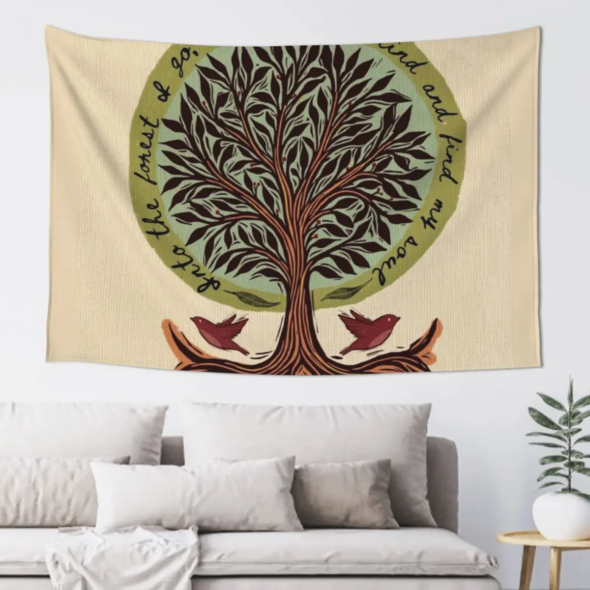 

Into The Forest I Go Tapestry Bedroom Decor Aesthetic Cute Decor Decoration Home Room Decor Cute Tapestry