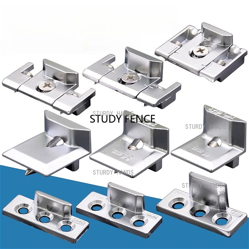 

4 шт., точки блокировки дверей и окон из цинкового сплава, фурнитура с приподнятой пряжкой замка, аксессуары, твердая точка блокировки оконной рамы