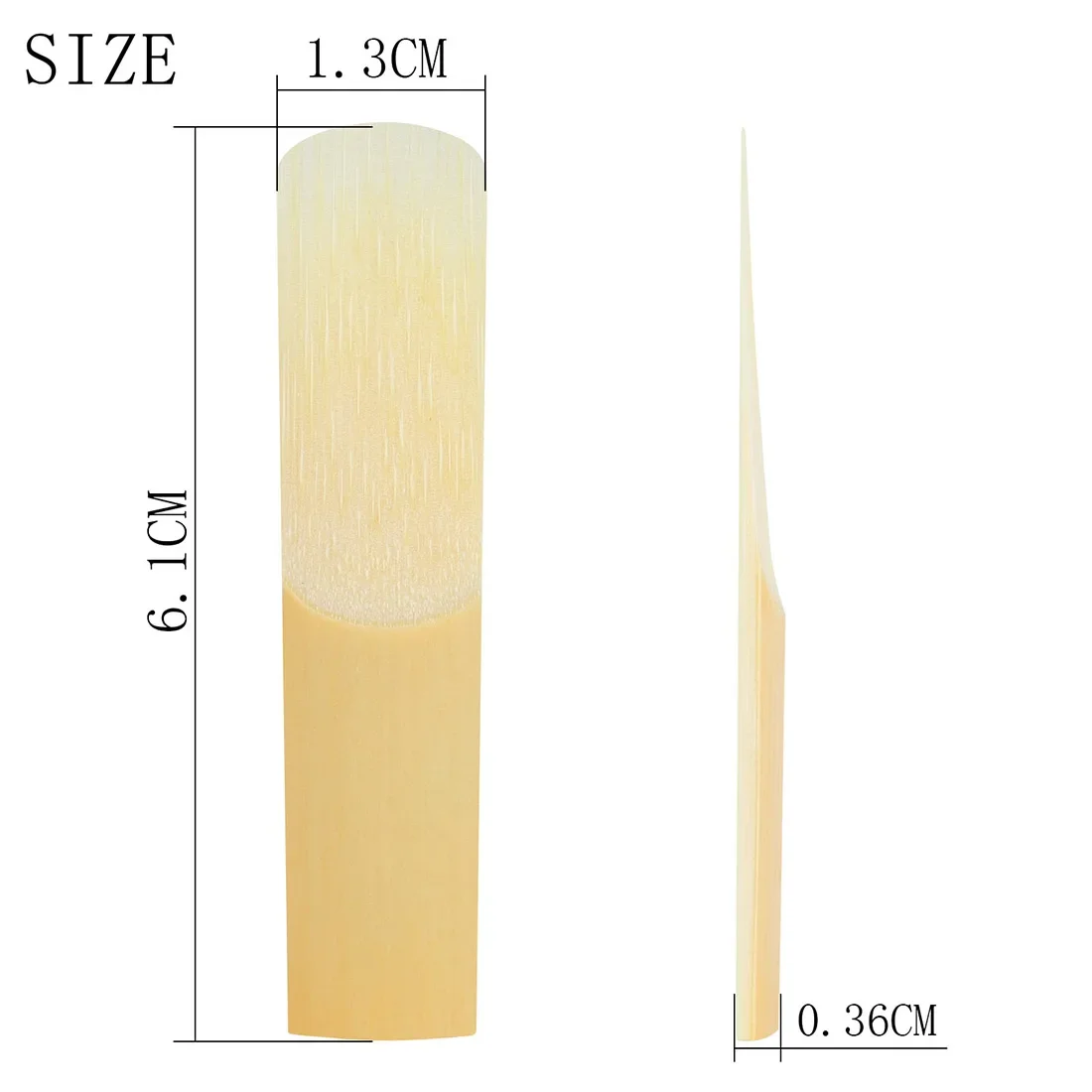 10Pcs Soprano Saxophone Reed Woodwind Accessories & Parts Blue Box Soprano Bb B Flat Saxophone Reeds ﻿