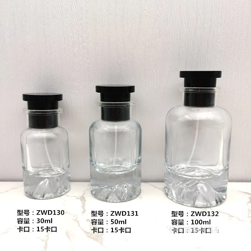 30/50/100ML okrągła czapka Premium perfumy oddzielna butelka Fine mgiełka do twarzy butelka o dużej pojemności wciśnięty perfumy butelki wielokrotnego użytku