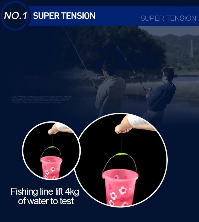100M 300M Bện Dây Câu Cá Đầu Thô Lụa Siêu Căng Thẳng Nước Tốc Độ Cắt Multifilament Dây Câu Cá Cá Chép Câu Cá dây Chuyền
