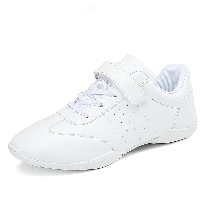 6684 Children\'s competitive aerobics shoes White cheerleading shoes Training competition shoes Artistic gymnastics shoes Square