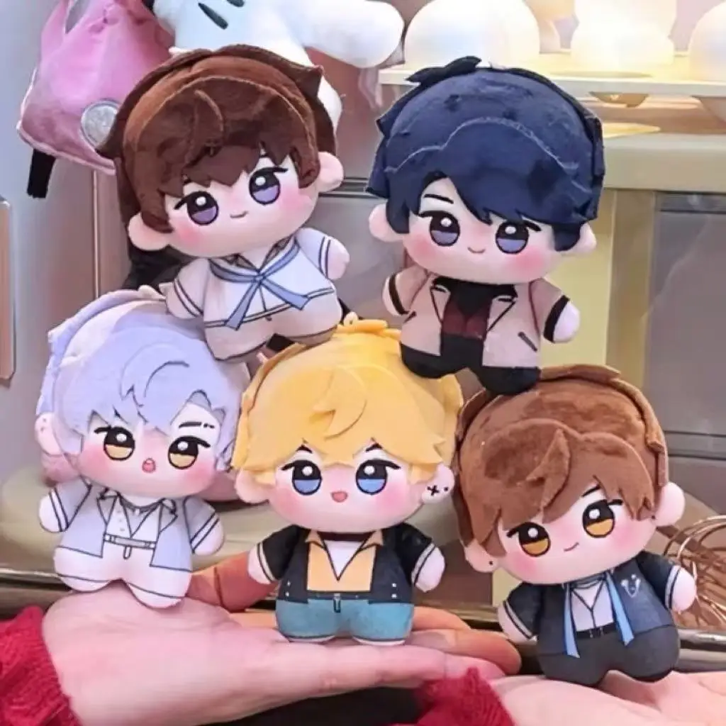 10CM Mr Love: Queen's Choice Shaw Kilo Victor Gavin Lucien Plush Doll Nunu Body Anime Pendant Keychain Birthday Christmas Gift