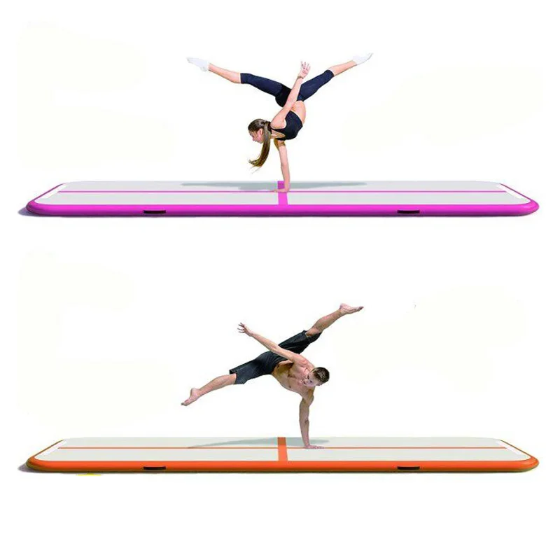 Multi Function Airtrack Tumbling Mat PVC Easy to Carry Fast Inflation/Deflation for Yoga Water Gymnastic