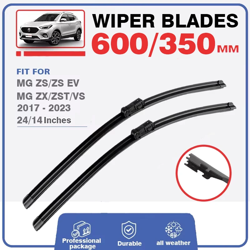 Escobillas de limpiaparabrisas delanteras/traseras de coche para MG ZS 2017-2024 24 \