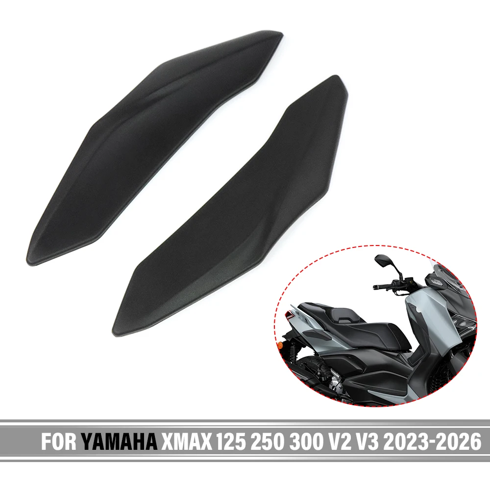 For Yamaha XMAX300 XMAX125 250 V2 V3 2023-2026 Side Panel Scratch Protection Anti Scratch Sticker Black Side Protective Strips