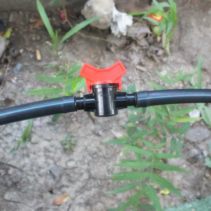10 Stück 16/20mm Schlauchanschlüsse mit Widerhaken, Mini-Ventil Gartenhahn-Verbinder mit 1/2 3/4 Zoll Gewinde für Tropfbewässerungssysteme – Detail 4