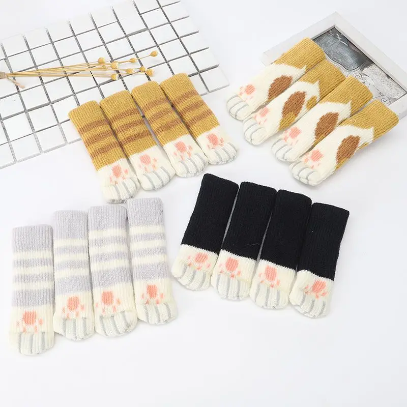 Thickened door handle gloves in autumn and winter security door handle protective cover anti-slip cute cover