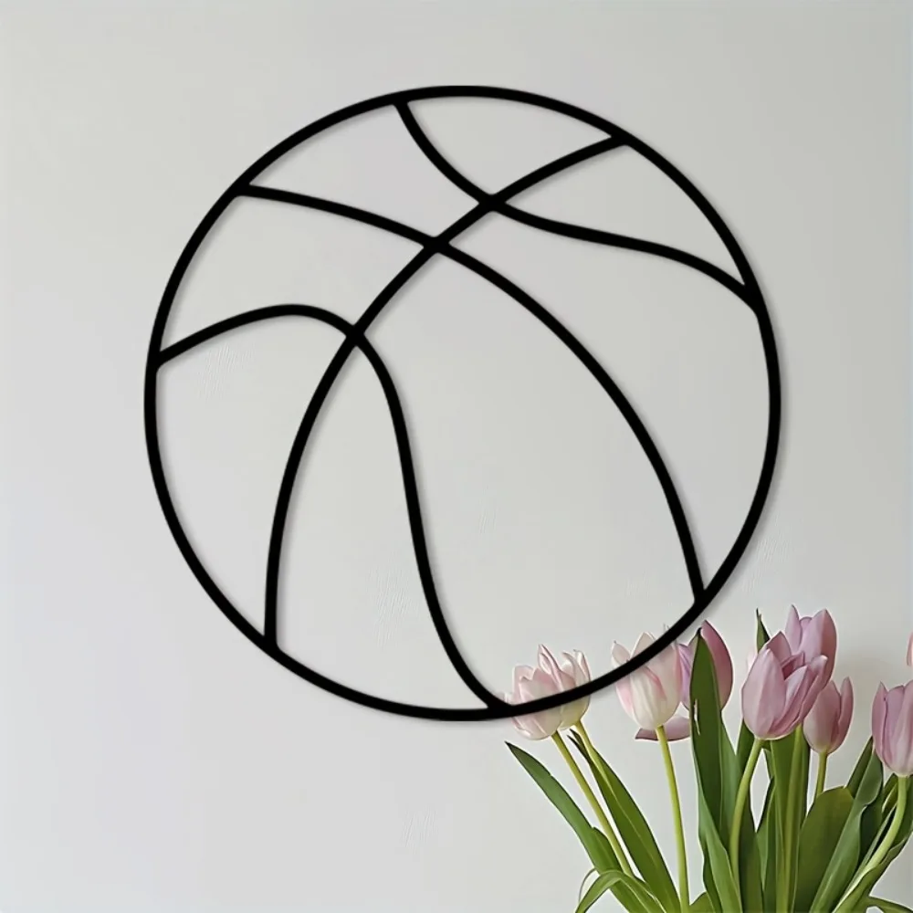 Brand Vintage Basketball Metal Wall Art Weather Resistant Iron Sign Home Decor Gift For Fans