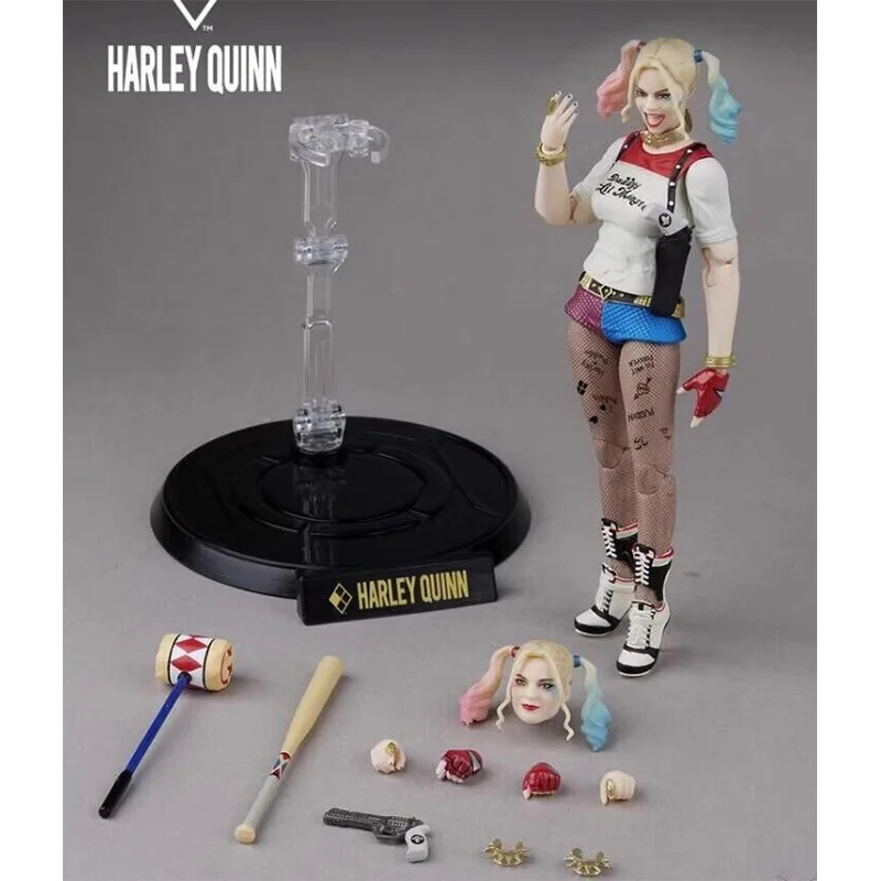 Original In Stock Fondjoy 1:9 Scale DC Collection Harley Quinn Action Figure Harleen Quinzel Action Figure Anime Model Toys Gift