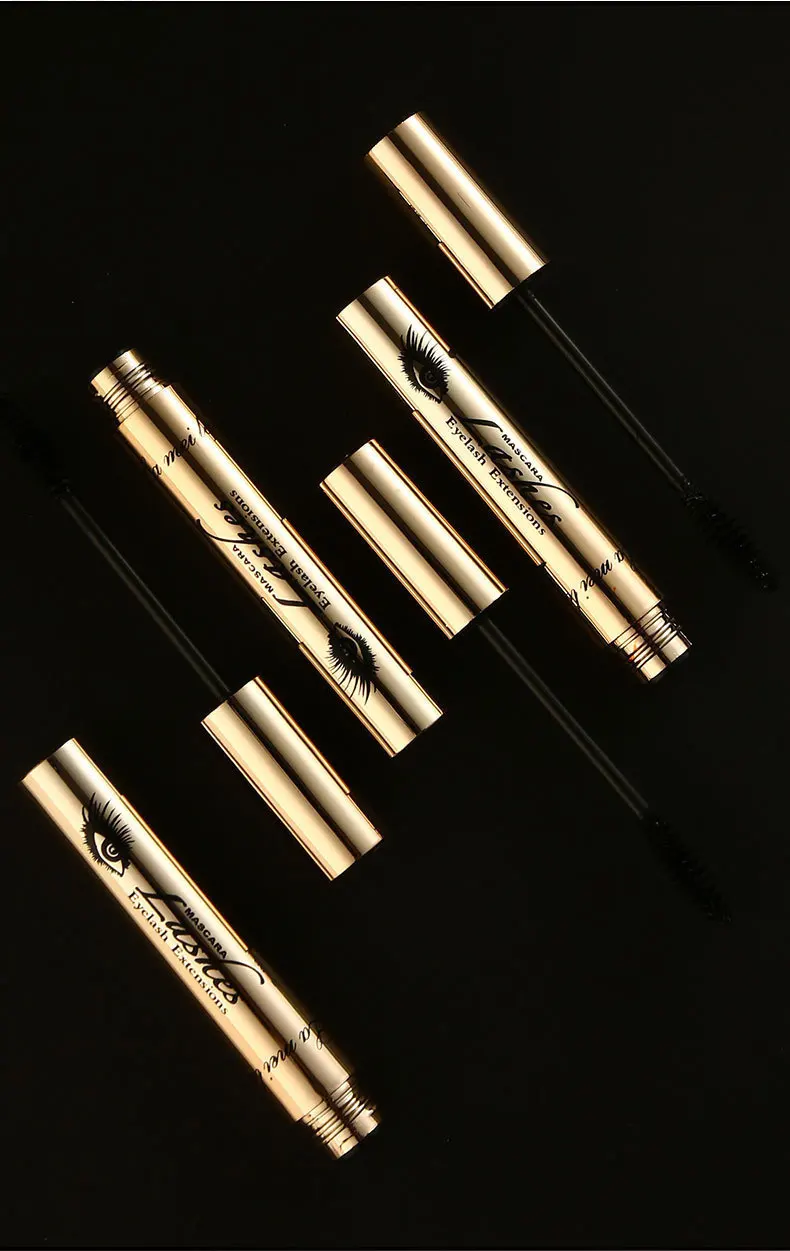 LAMEILA Gold and Silver Tube two-color slim Thick Curl Waterproof long-lasting non-smudge styling mascara