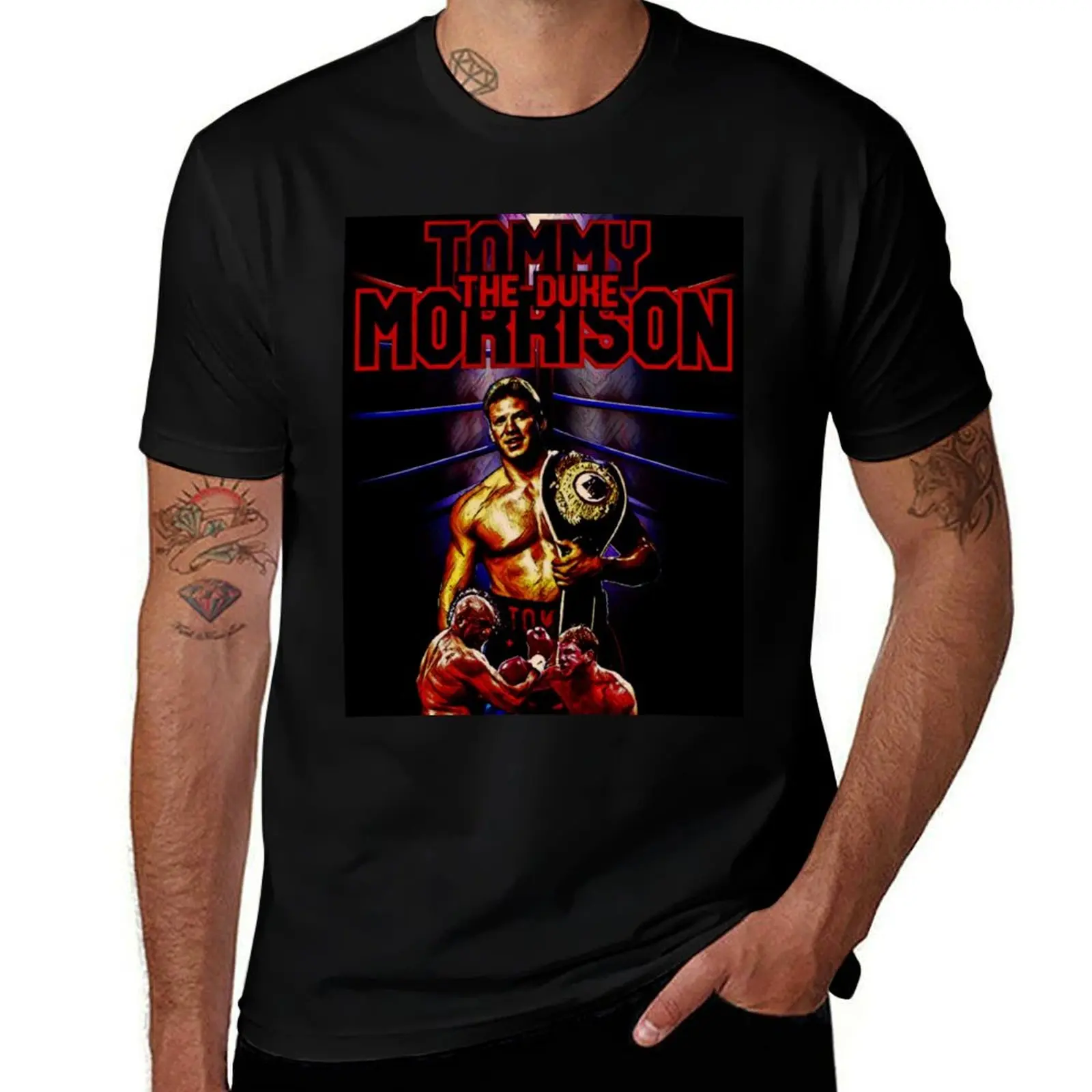 Tommy Morrison T-Shirt t shirts for man graphic vintage man t shirt cotton t shirts for man pack cotton T-Shirt