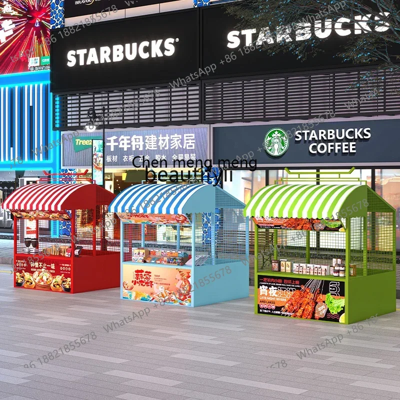 cc182Stall Rack Market Activity Stall Display Rack Outdoor Night Market Snack Sales Shelf