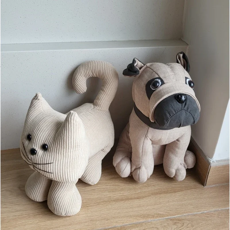 Animal Interior Door Stopper Doorstops Book Stopper Wall Protectors Anti Collision Decorative Dog