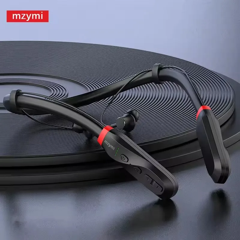 MZYMI Wireless Bluetooth Headphones Neckband5.1 Headphone With Mic