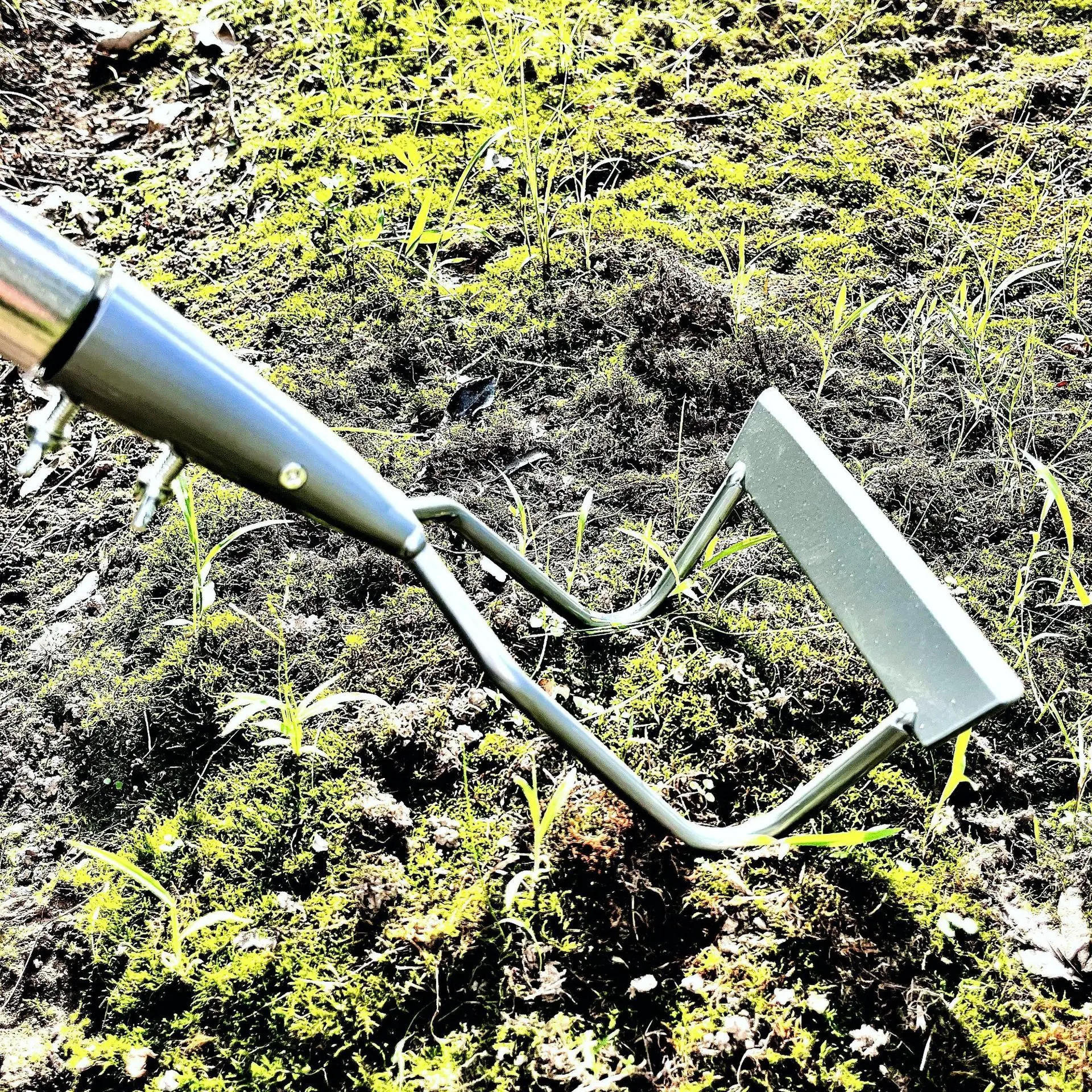 Rake Gardening Turf Grass Shovel Vegetable Garden Agricultural Weeder Garden Soft Soil Weeding Rake Hoe Cross-border New Product
