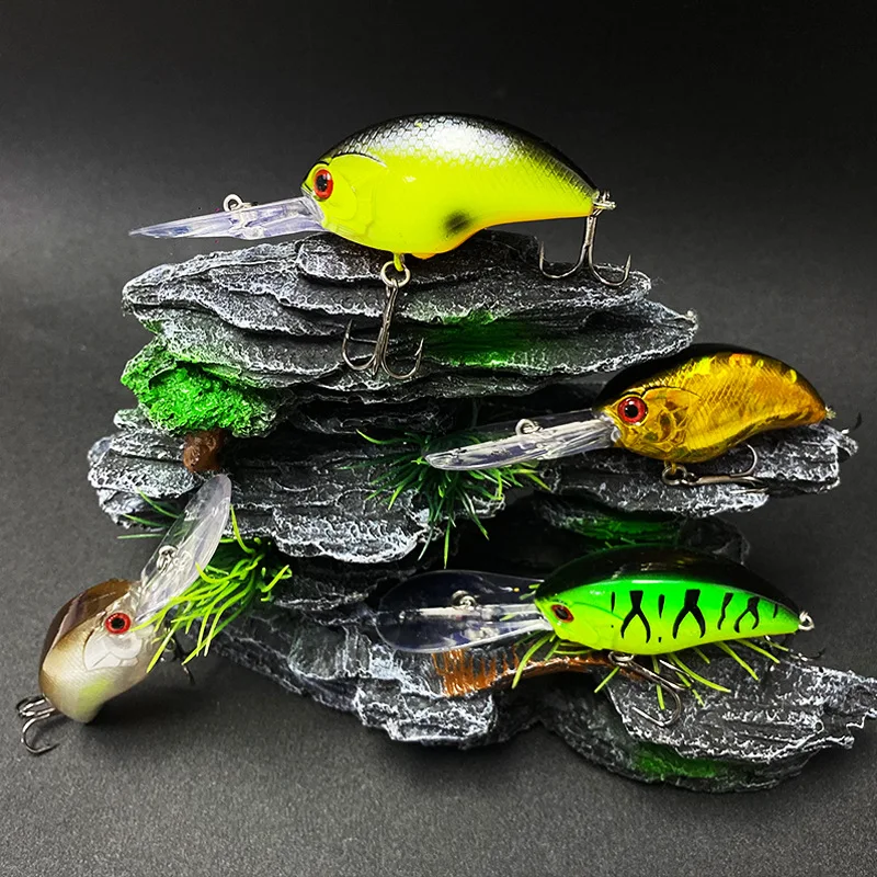 55MM 11.4G Crankbait Fishing Lures Floating Pesca Jerkbait Pike Isca Artificial Bait Sea Bass Pike Swimbait Fishing Accessories - view 3