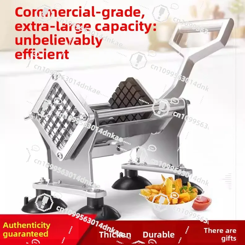 Potato Slicer Manual Slicer Commercial Household Cutting Cucumber Radish Potato Lettuce Strip Machine Press Fries Machine