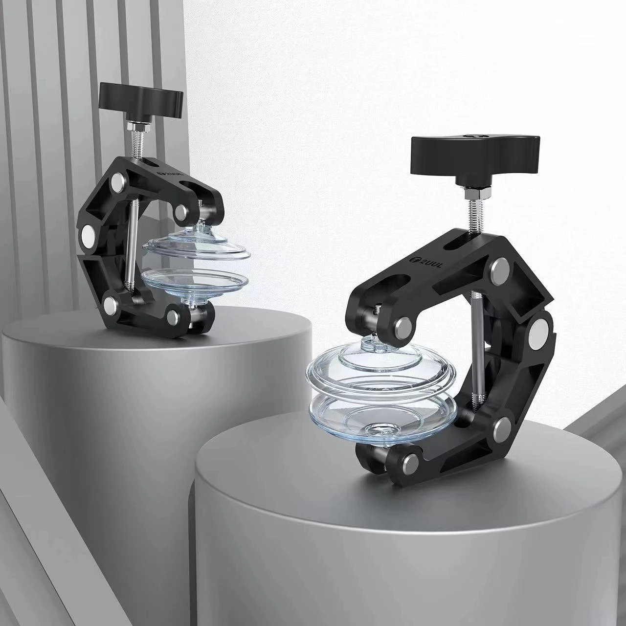 2UUL Slight Puller Screen Opener 2Pcs/Box Multi-function Sucker LCD Pressure Remove the Battery Rear Cover Support Suction Cup