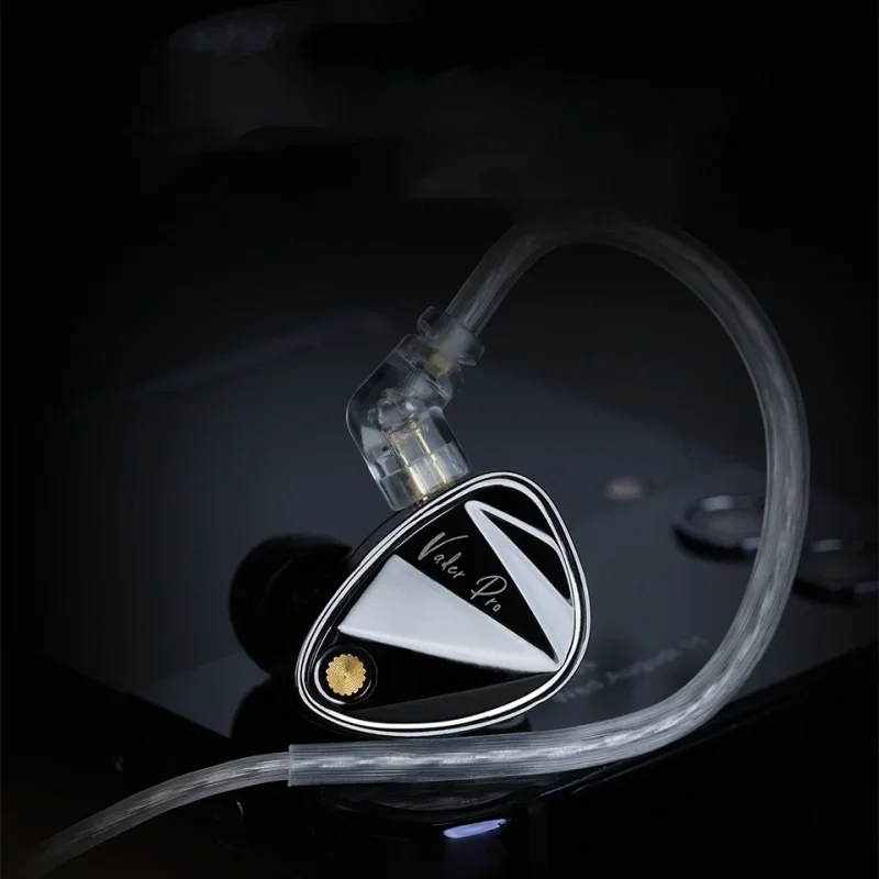 سماعات أذن KZ Vader PRO Hifi Bass ذات 6 محركات ديناميكية IEM، سماعات موسيقى مدببة كابل 2PIN