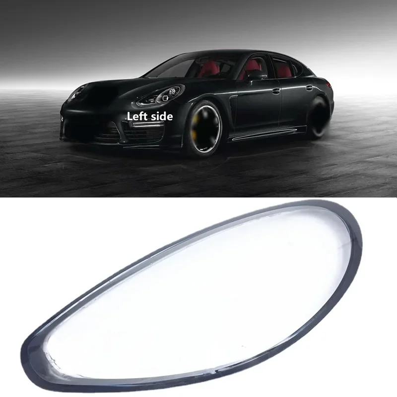 

Car Front Headlight Cover Lens Glass Headlamps Transparent Lampshade Masks For Porsche Panamera 2014-2016