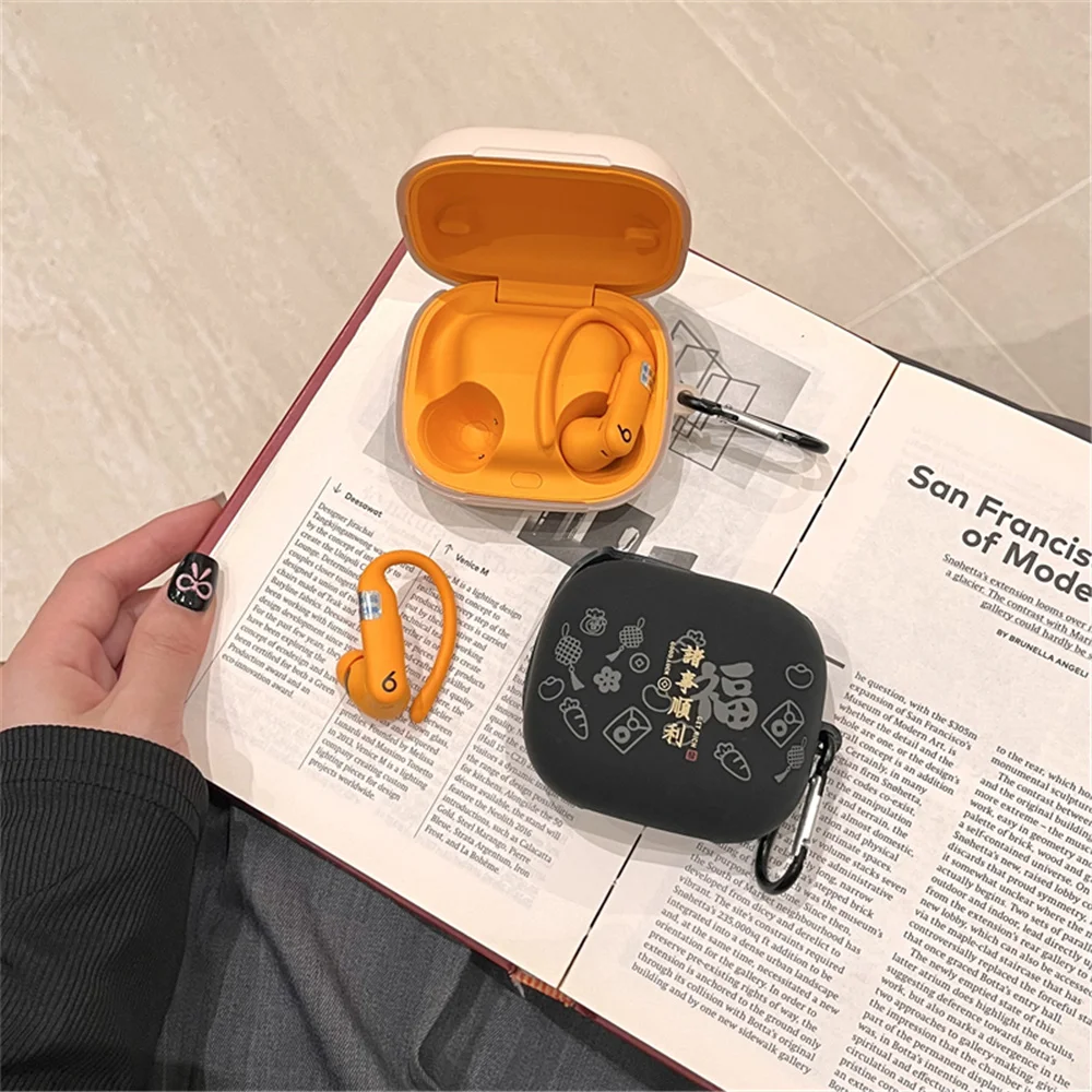 Case Suit For Beats Powerbeats PRO2 Generation 2025 Protect Cover For Powerbeats pro 2 Plastic Light Thin Shell Paintings Design