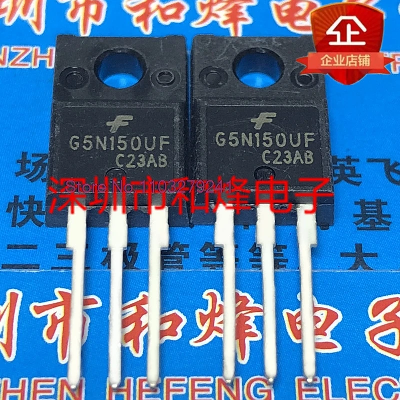 (2 teile/los) g5n150uf sgs5n150uf TO-220F 1500v 5a