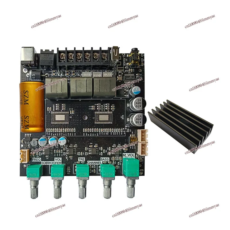 

2.1-канальный импортный модуль цифрового усилителя мощности TPA3221 с Bluetooth, регулировкой высоких и низких частот, мощным басом ST21