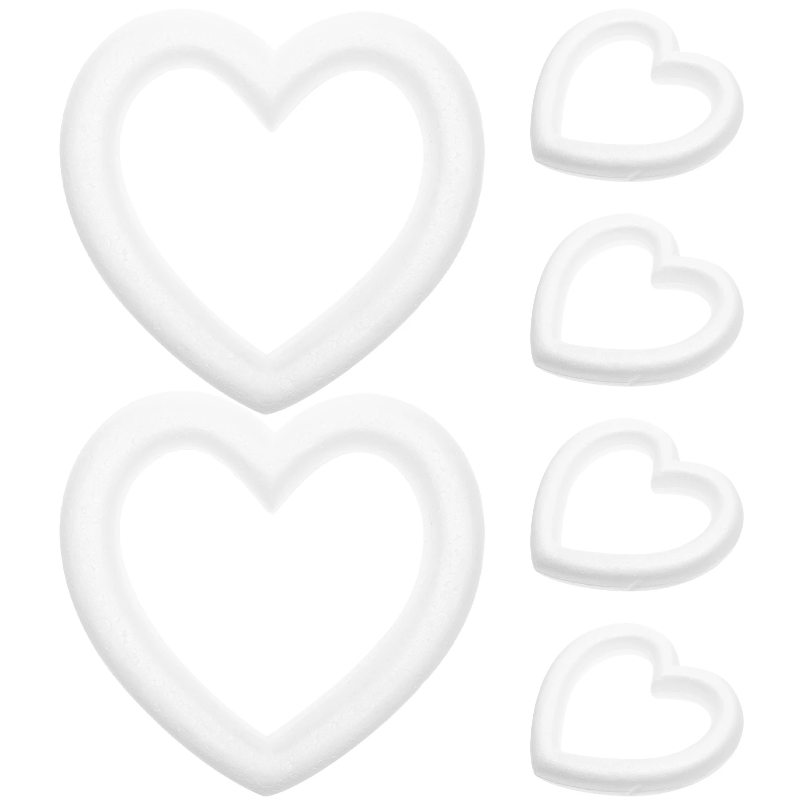 

4Pcs Heart Shaped DIY Craft Rings Hanging Garland Decor Preschool Church Kindergarten Kids Activity