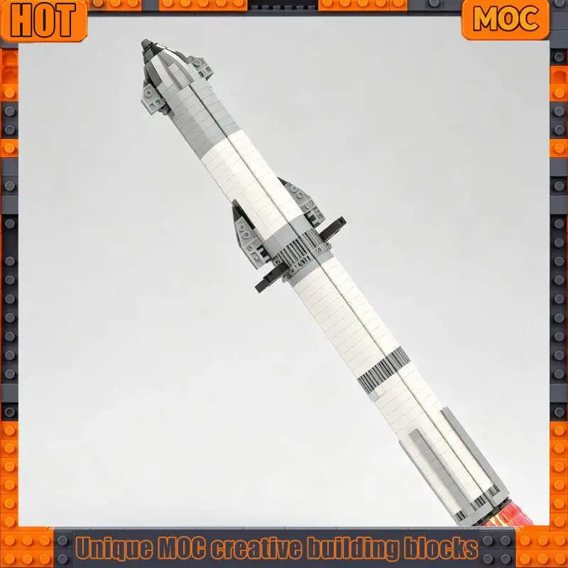 1463PCS Reusable Space Launch Rocket Building Blocks Scale Model DIY Assembly Educational Toy Collection Display Birthday Gift