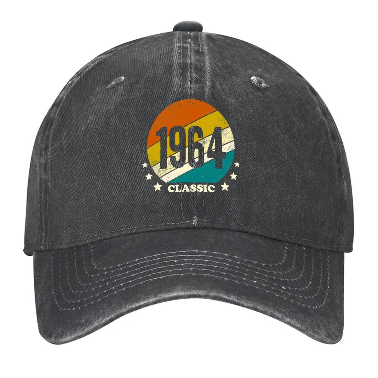 

Classic Vintage 1964 Baseball Cap hats on offer Golf dad hat men's big size hat Mens Tennis Women's