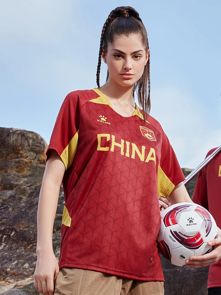 KELME Football Shirts Adult Children Custom Match Training Team Uniforms Sportswear Short-sleeved T-Shirt