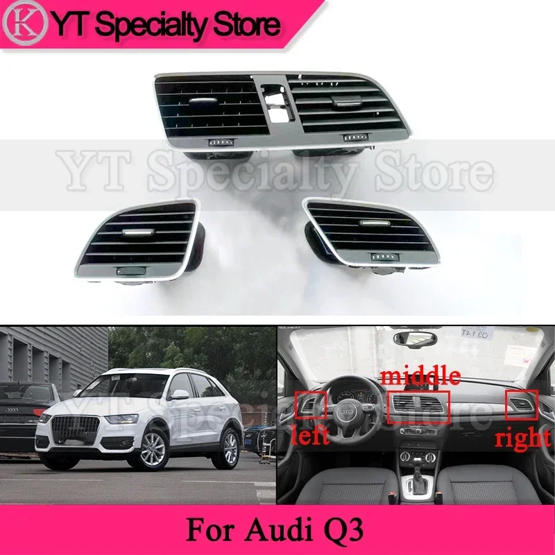 Kamshing Air Conditioner Outlet For Audi Q3 Instrument Panel Air Outlet Air Conditioner Vent AC Vent